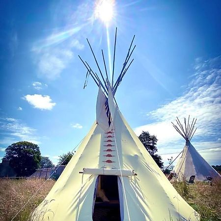 Terra-Tipike, Tipi A La Ferme Entre Terre Et Mer Trébry Dış mekan fotoğraf
