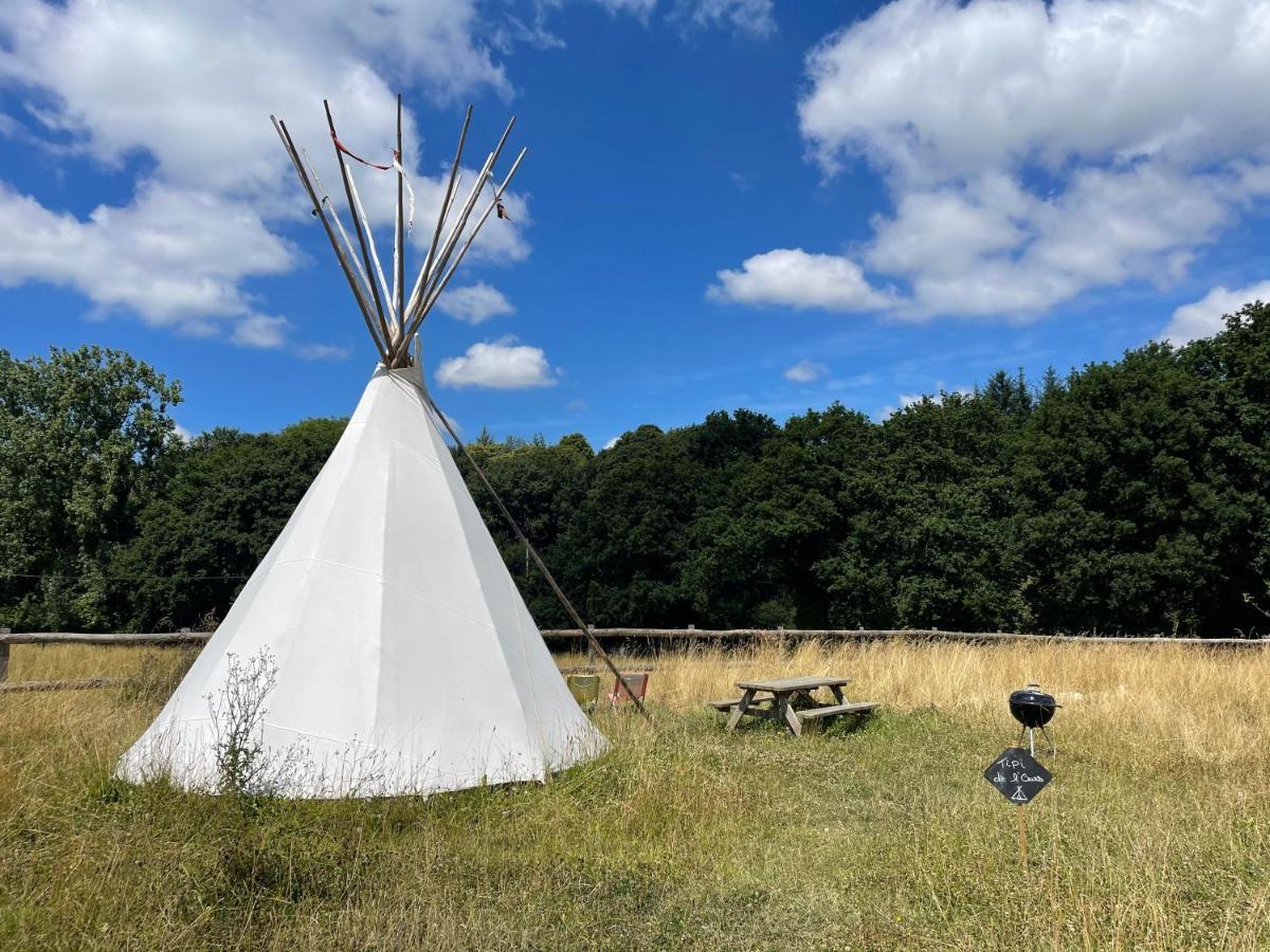 Terra-Tipike, Tipi A La Ferme Entre Terre Et Mer Trébry Dış mekan fotoğraf